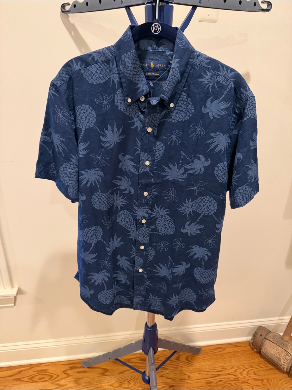 Ralph Lauren Men’s Festive Short Sleeve Button Down size Medium